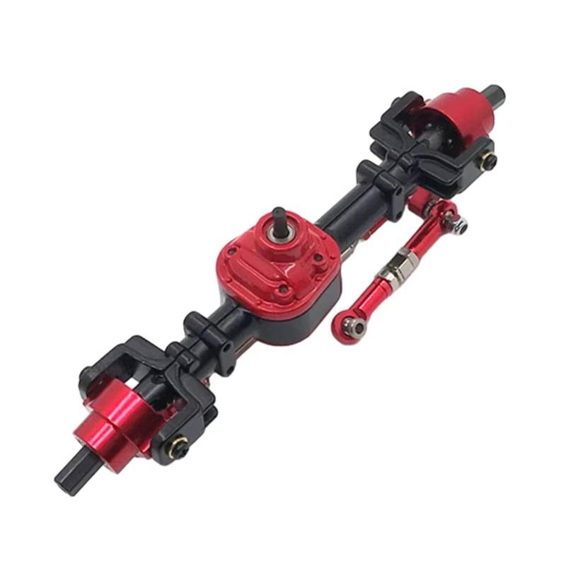 JYYTERD RC Vorder Hinter Achse Kompatibel Mit MN D90 1/12 RC-Auto-Upgrades, Ersatzteile, Zubehör, Metall-Vorder- Und Hinterachsensatz(Black,Front) von hjuink