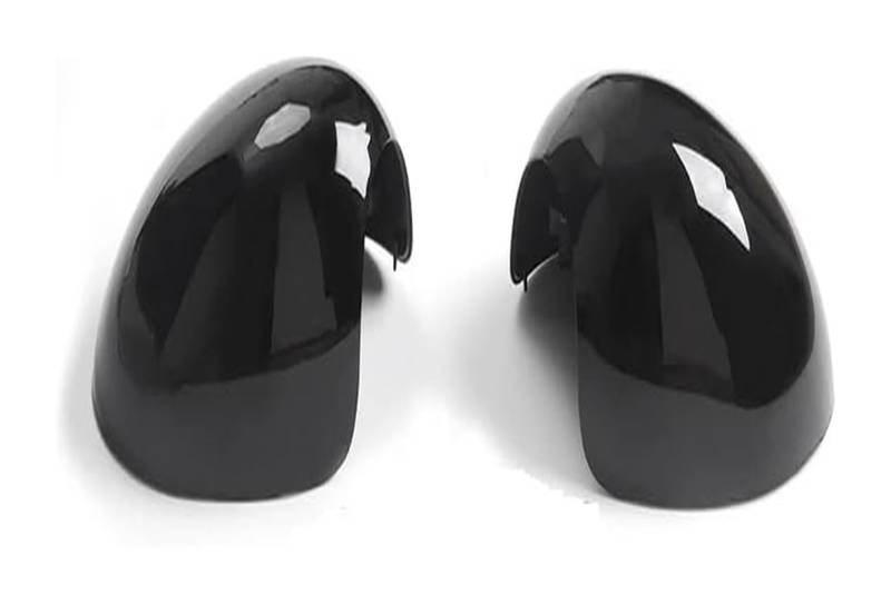 Auto Spiegelgehuse Für Cooper R55 R56 R57 R58 R59 R61 Rhyming Rückspiegel Abdeckung Flügel Seite Kappe Ersetzen(Glossy Black) von holohol