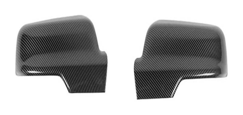 Auto Spiegelgehuse Für D&odge Für R&am 1500 2019-2021 Auto Rückspiegel Seitenglas Spiegelschale Abdeckung Gehäuseverkleidung Kohlefaser Außenkappe(Carbon Fiber Look) von holohol