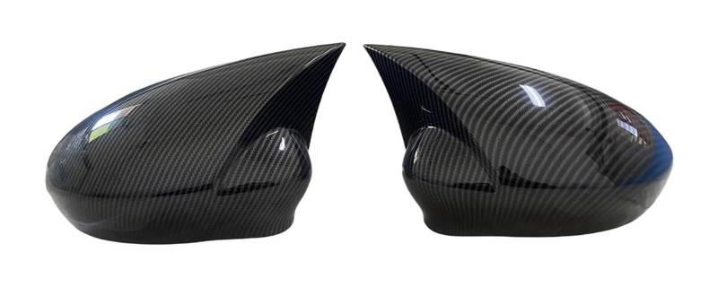 Auto Spiegelgehuse Für Fiat 500 2007-2021 Auto Außenspiegel Abdeckung Kappe 1 Paar Shell Case Trim Hinzufügen Auf Seite Rückansicht Werkzeuge(Carbon Look) von holohol