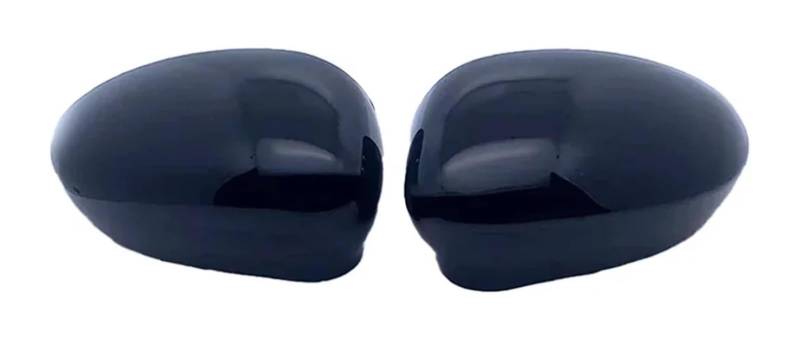 Auto Spiegelgehuse Für Fiat 500 500C Für GRANDE Für PUNTO 595 Für Abarth 695 2007-2023 Autoseite Rückspiegelabdeckung Ersatzkappen Verkleidung 2 STÜCKE(Black-Relace) von holohol