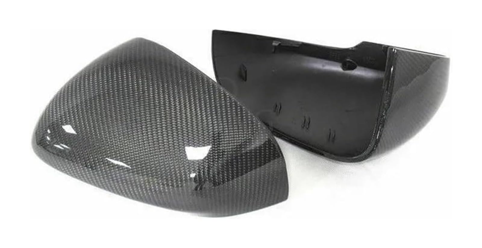 Auto Spiegelgehuse Für J&aguar XE XK XF XJ XKR Autoseite Rückspiegelabdeckung Kohlefaser-Flügelkappe(A) von holohol