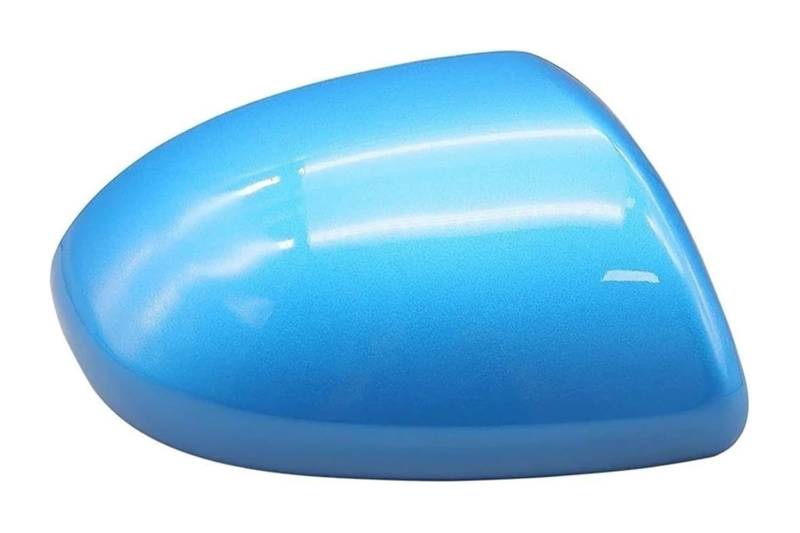 Auto Spiegelgehuse Für M&azda 2 Für Demio 2007-2013 Autoseitenspiegelschale Rückspiegelabdeckung Gehäuse Lackierte Flügelkappe(Blue1,R) von holohol