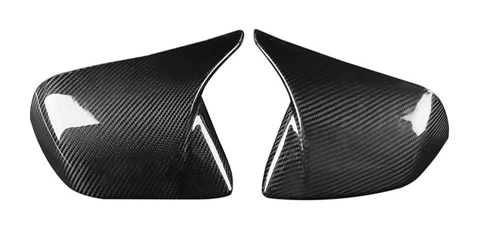 Auto Spiegelgehuse Für M&ustang 2015-2023 Autoseite Rückansicht Kappe Dekoration Nachrüstung Trockenkohlefaser Rückspiegelabdeckung Verkleidungsgehäuse(2 Pcs B) von holohol
