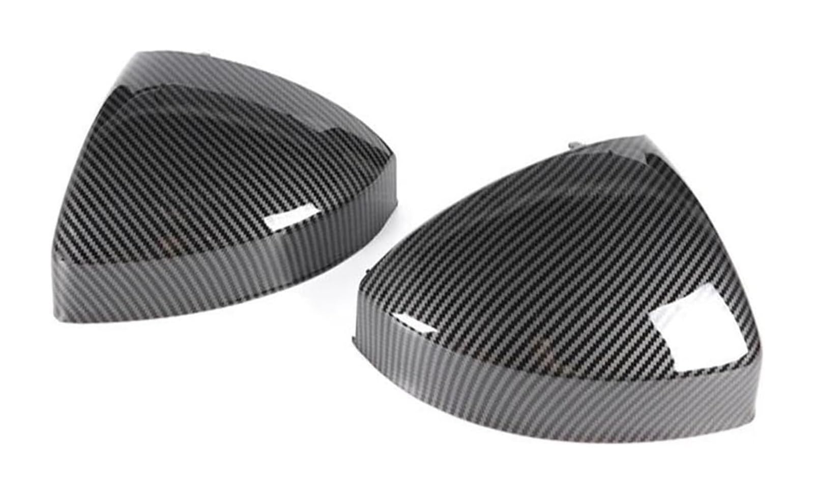 Auto Spiegelgehuse Für Tt Für TTRS Für TTS Für RS MK3 8S 2015-2023 R8 2016-2023 Autoseite Rückansicht Rückspiegelabdeckung Kappengehäuse Ersetzen(Carbon pattern) von holohol