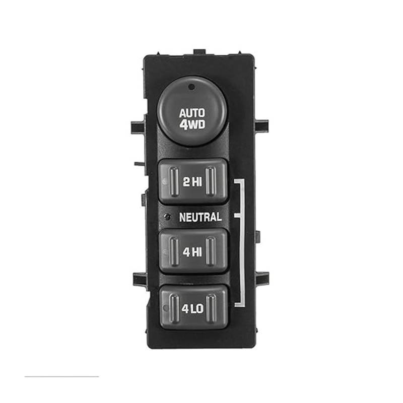 Fensterheber Schalter Taste Für Silverado Für Suburban Für Tahoe Für Sierra Für Yukon 15709327 4WD 4x4 Verteilergetriebe-Taste 4-Rad-Antriebs-Steuerschalter von holohol