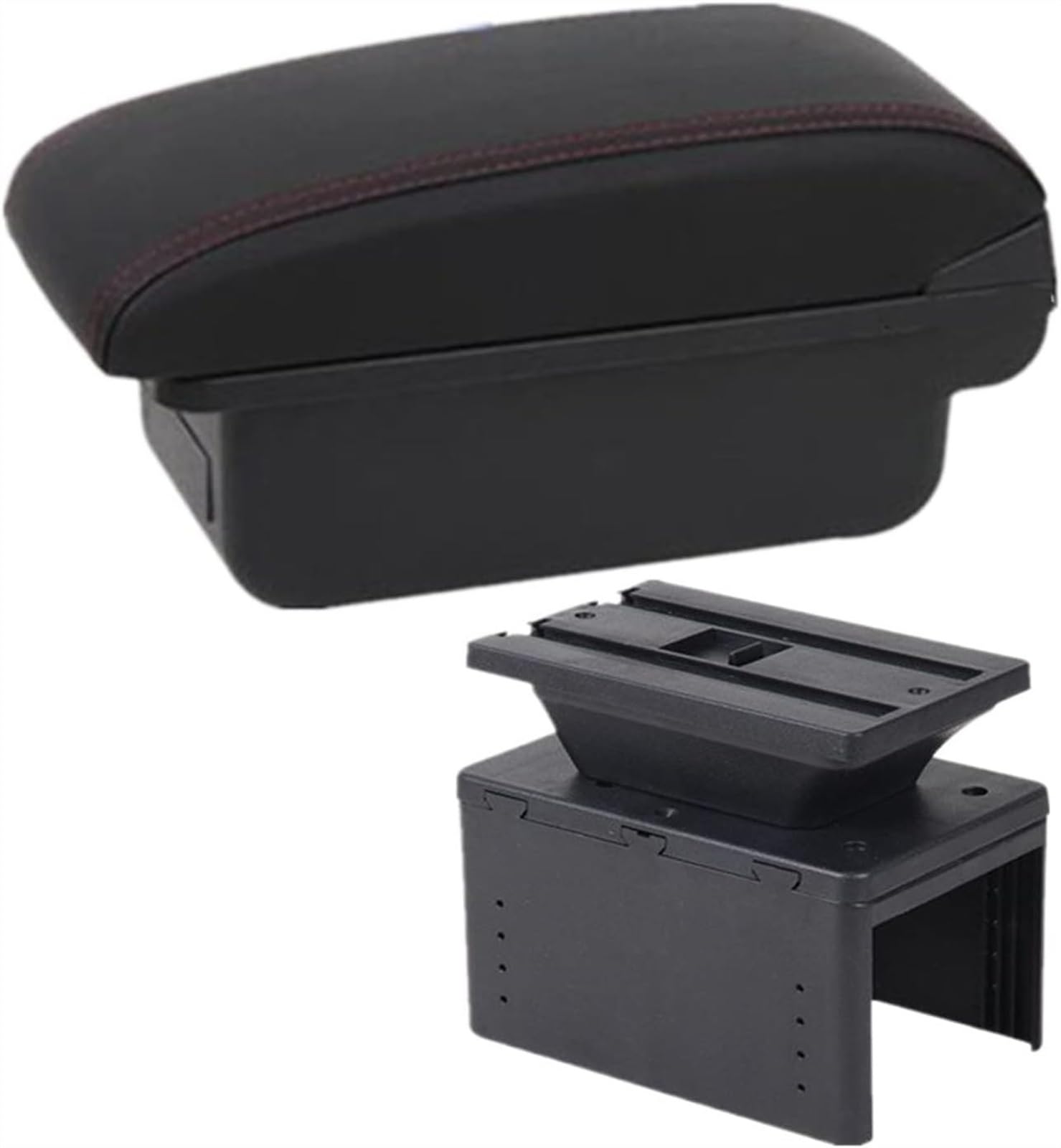 Konsole Mittelkonsole Für R&enault Für Clio 5 Armlehne Box Auto Armlehne Zentrale Lagerung Box Innen Nachrüstung Mit USB Auto Zubehör (Farbe : A2 No Usb) von holohol