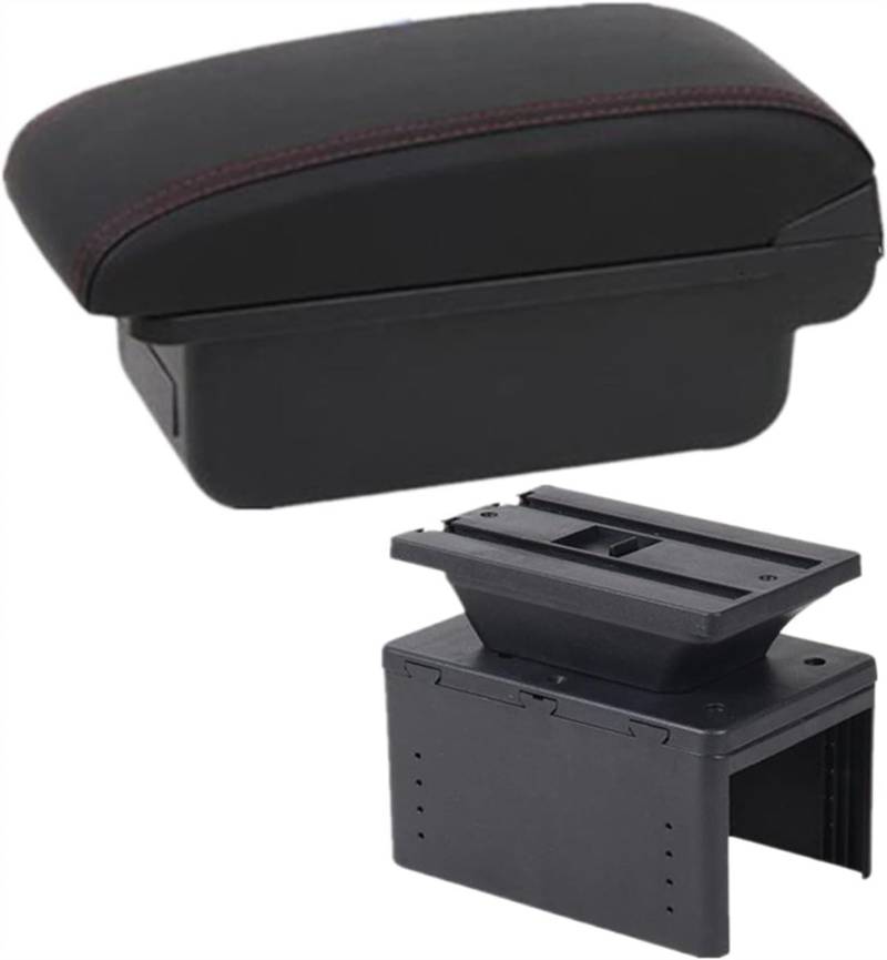 Konsole Mittelkonsole Für R&enault Für Clio 5 Armlehne Box Auto Armlehne Zentrale Lagerung Box Innen Nachrüstung Mit USB Auto Zubehör (Farbe : A2 No Usb) von holohol