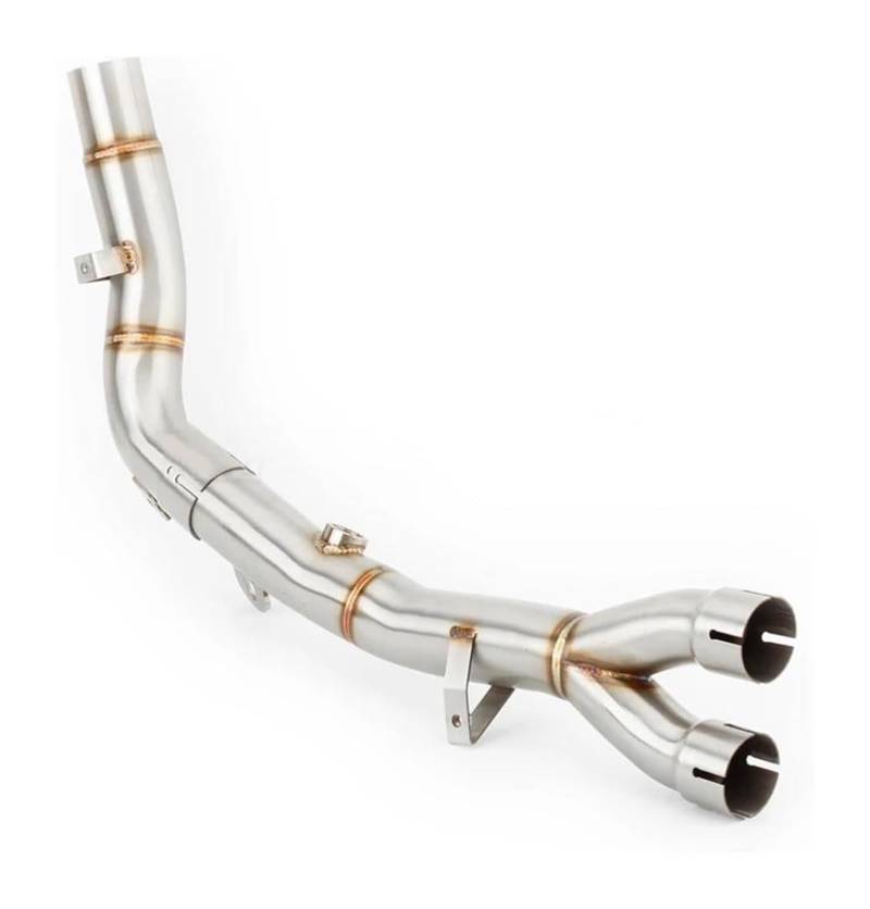 holohol Motorrad-Auspuffrohr Schalldämpfer Für XL700V Für T&RANSALP 2008 2009 2010 2011-2017 Motorrad Auspuff Header Link Rohr Slip-on Motorrad Auspuff Endschalldämpfer von holohol