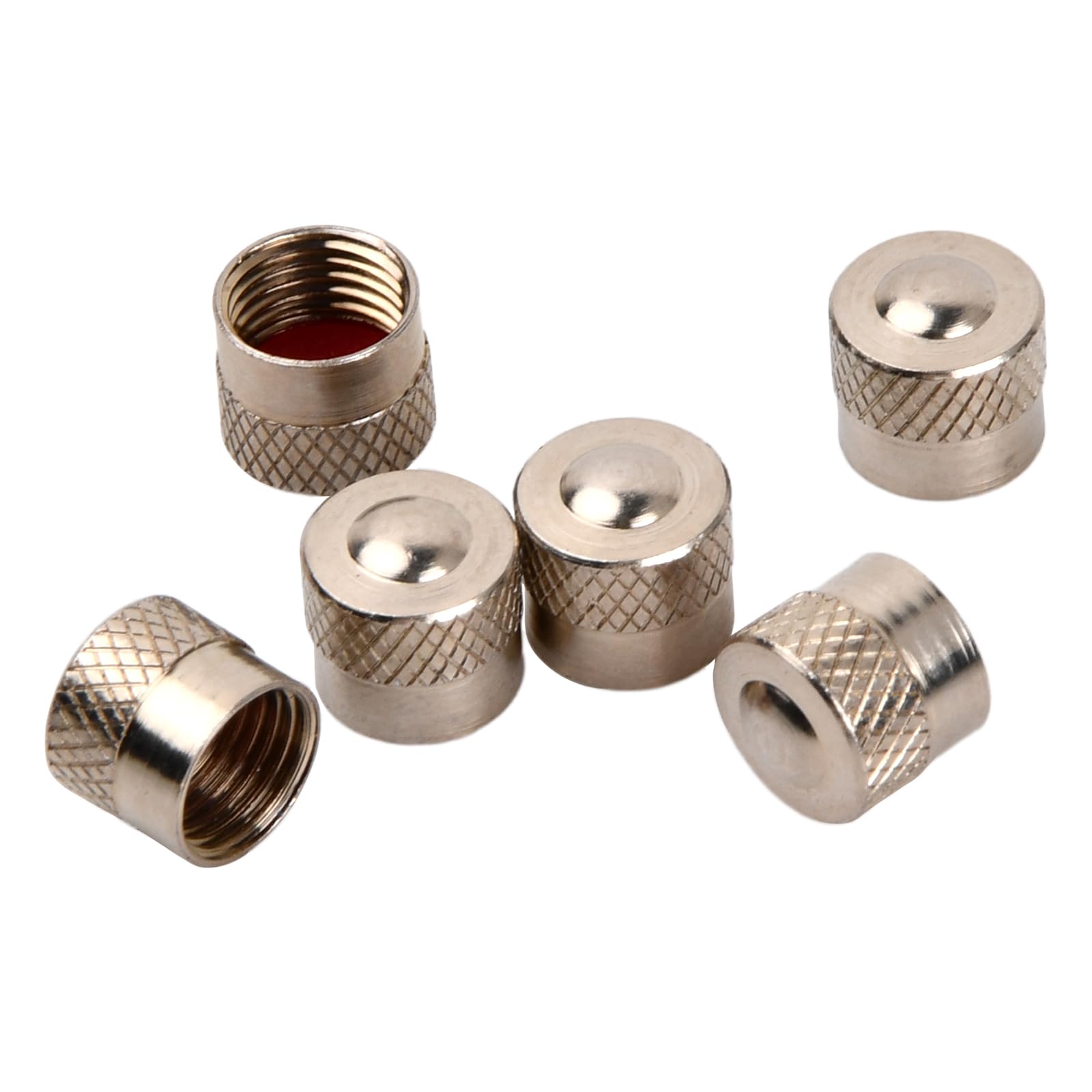 6 Stück Ventildeckel Autoventilkappen Reifen Ventilkappen Metall Autoventil Kappe mit Gummiring Dichtung Ventildeckel Metall Ventilkappen für Auto Motorrad Fahrrad, Silber 6 Stück Ventildeckel Autoventilkappen Reifen Ventilkappen Metall Autoventil Kappe mit Gummiring Dichtung Ventildeckel Metall Ventilkappen für Auto Motorrad Fahrrad, Silber von hongmo