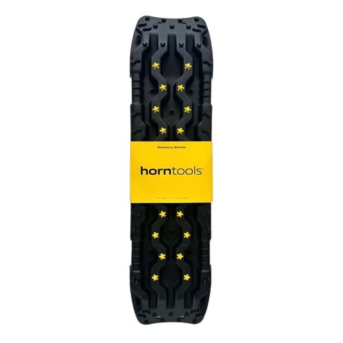 Horntools Recovery Boards 2 Stück für für 4X4 Offroad, Schlamm, Sand, Schnee, Sandbleche, Sandbretter, Anfahrthilfe für PKW, Wohnmobil, Van, Bergeboards von horntools