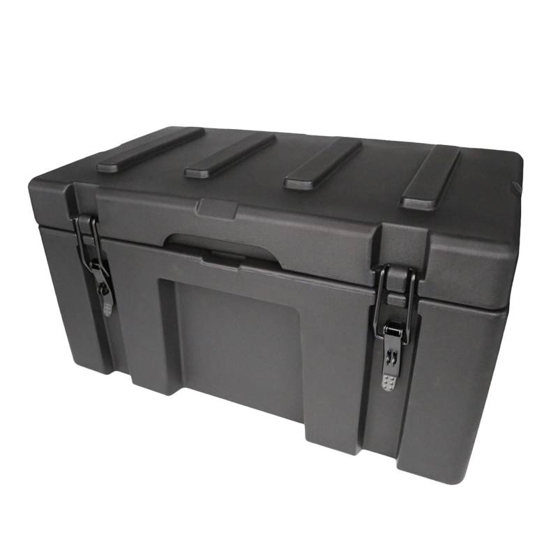 Horntools Transportbox wasserfest, stapelbar, 70 Liter, aus 3,6 mm dickem Polyethylen, extra Starke Verschlüsse, für Auto, Dachträger, Jagd, Boot, Reise, Transport von horntools