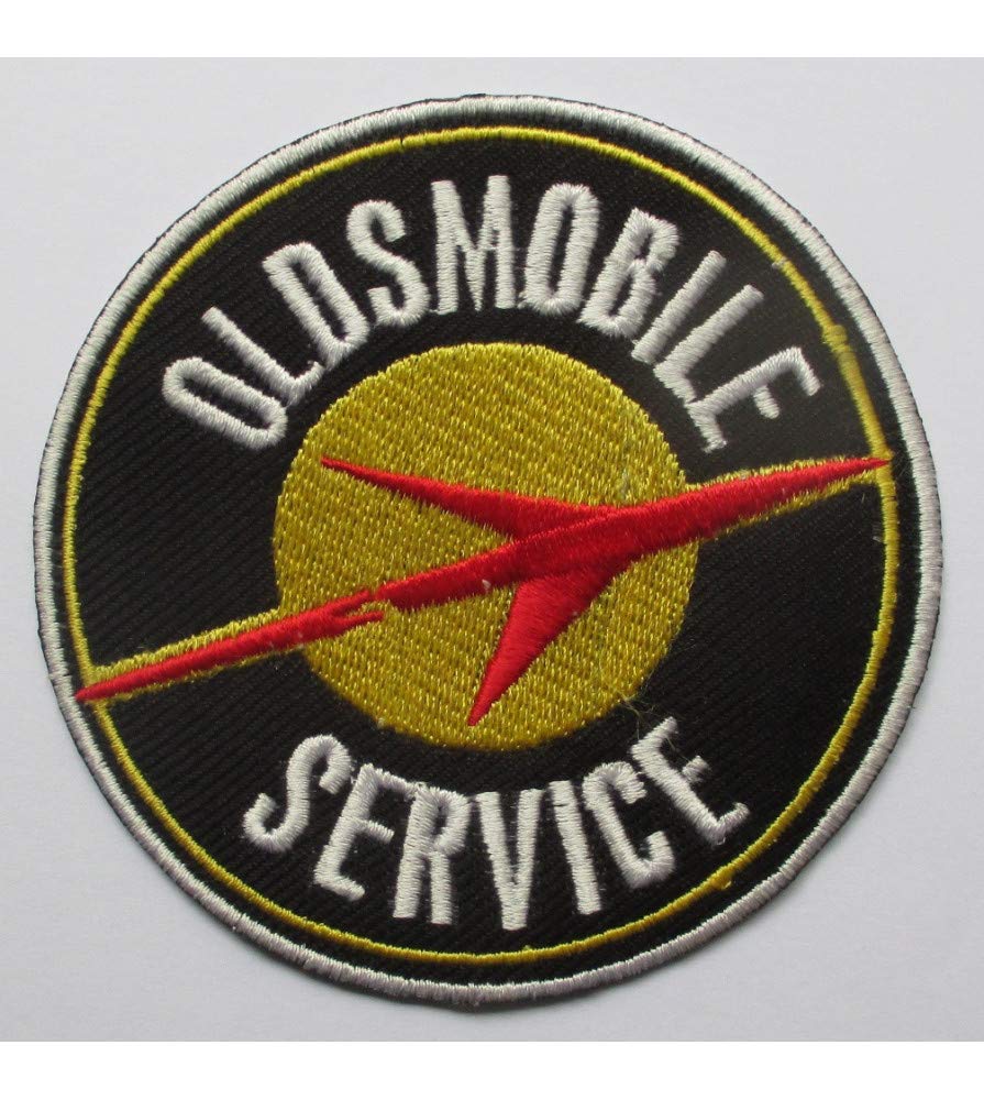 Hotrodspirit – Patch Oldsmobile Service rund 9 cm Aufnäher zum Aufbügeln von hotrodspirit
