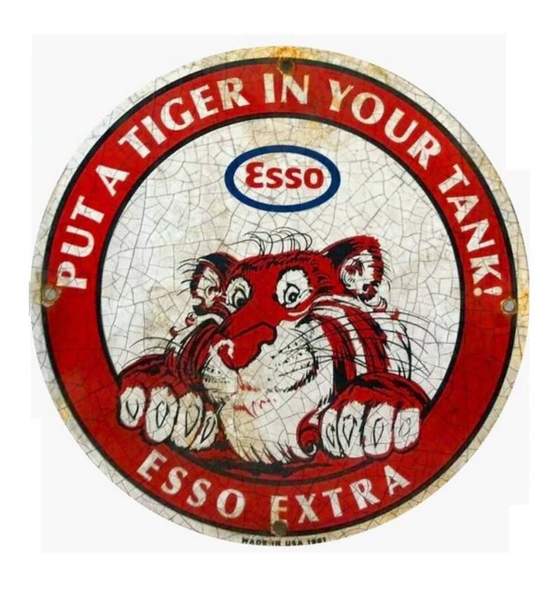 Hotrodspirit – Sticker Esso Extra Put a Tiger in Your Tank 7 cm selbstklebend von hotrodspirit