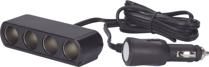 hr-imotion 4-fach KFZ-Ladegerät mit hoher Ausgangsleistung & Status-LED [10 Ampere | 12V & 24V geeignet | Designed in Germany] - 11010501 von HR-imotion