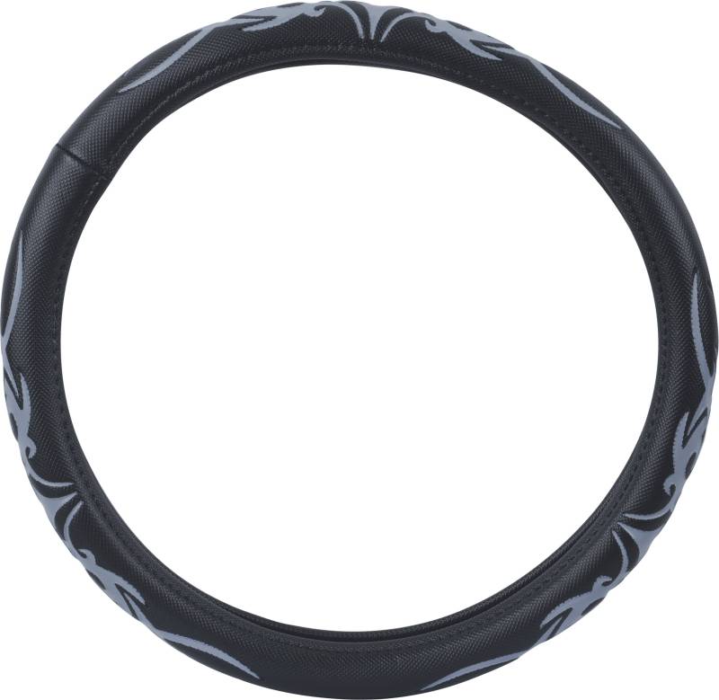 hr-imotion Design Lenkradbezug für Lenkräder zwischen 37 bis 39 cm Durchmesser in Grey Dragon Optik [5 Jahre Garantie | Griffsicher | Schweißregulierend | Design in Germany] - 10810801 von HR-imotion