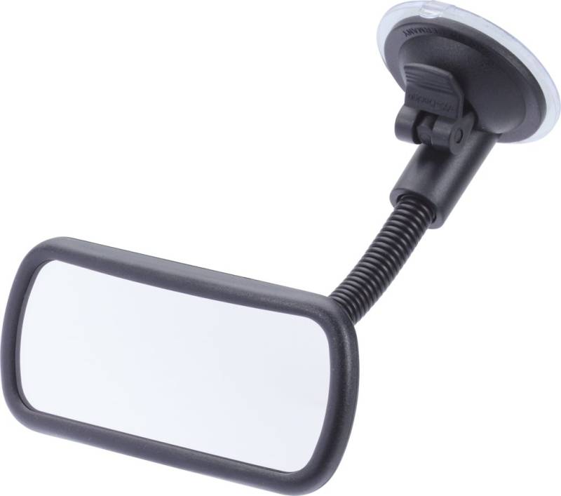 hr-imotion Innenspiegel mit flexibler Schwanenhalshalterung (Toter-Winkel-Spiegel, Rücksitzkontrolle, etc.) [Made in Germany | Konvexes Glas | sekundenschnelle Montage] - 10410401 von HR-imotion