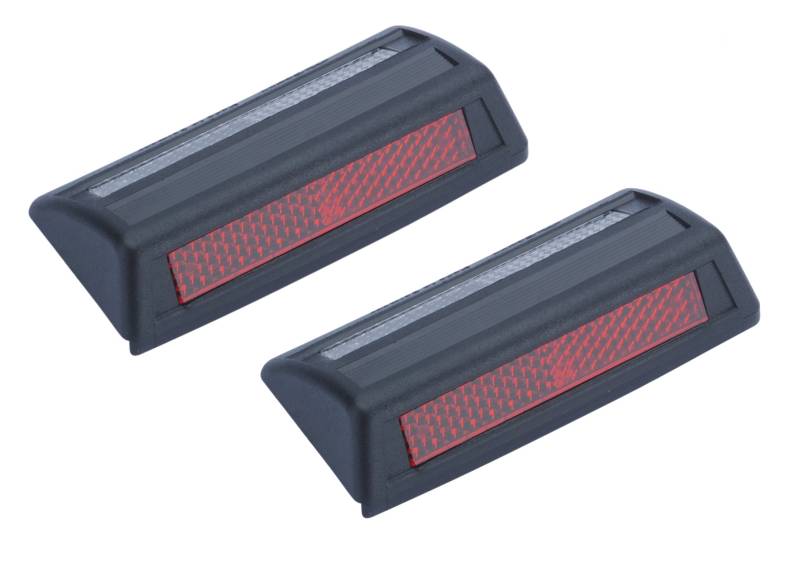 hr-imotion Kanten - Doppel-Reflektoren Set - 2 Stk je 86 mm lang [Selbstklebend | Made in Germany | Fahrzeuge & Heim] - 12110301 von HR-imotion