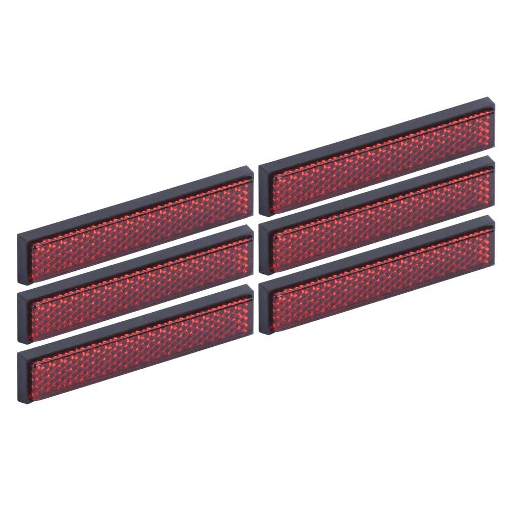 hr-imotion Reflektoren Set - 6 Stk je 94mm lang [Selbstklebend | Made in Germany | Fahrzeuge & Heim] - 12310001 von HR-imotion