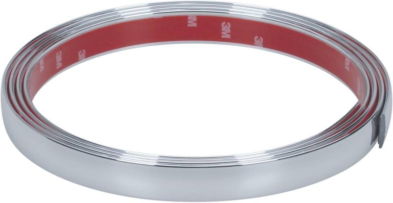 hr-imotion selbstklebende Chrom-Zierleiste - 245cm x 21mm [3M Material | Zuschneidbar | Witterungsbeständig | Hochflexibel] - 12010401 von HR-imotion