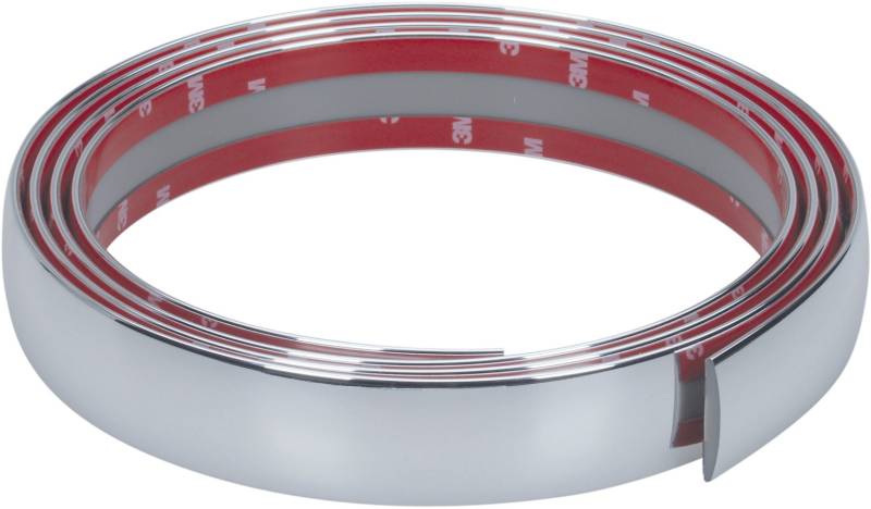 Chrom-Zierleiste - Flach - 35mm x 2.45mtr - inkl. 3M Klebeband von HR-imotion