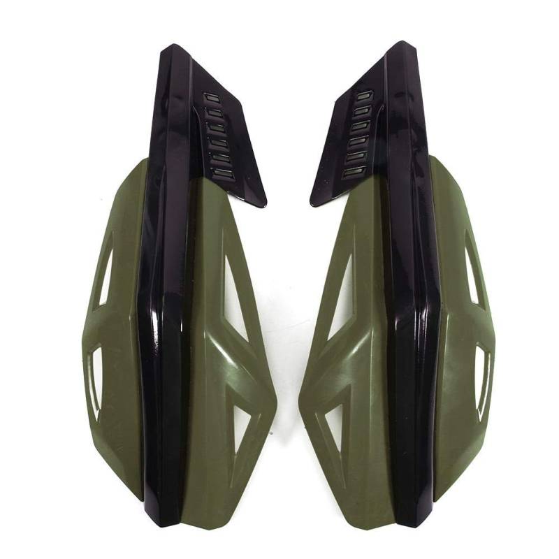 Motorrad Handschutz, Universal 7/8 Zoll 22mm Lenker Handbürstenschutz Protektor ABS Absturzsicherer Schutz für Motorrad Electric(Militärgrün) von huaer
