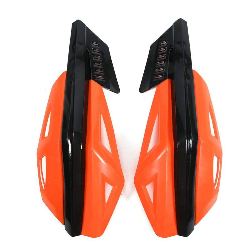Motorrad Handschutz, Universal 7/8 Zoll 22mm Lenker Handbürstenschutz Protektor ABS Absturzsicherer Schutz für Motorrad Electric(Orange) von huaer