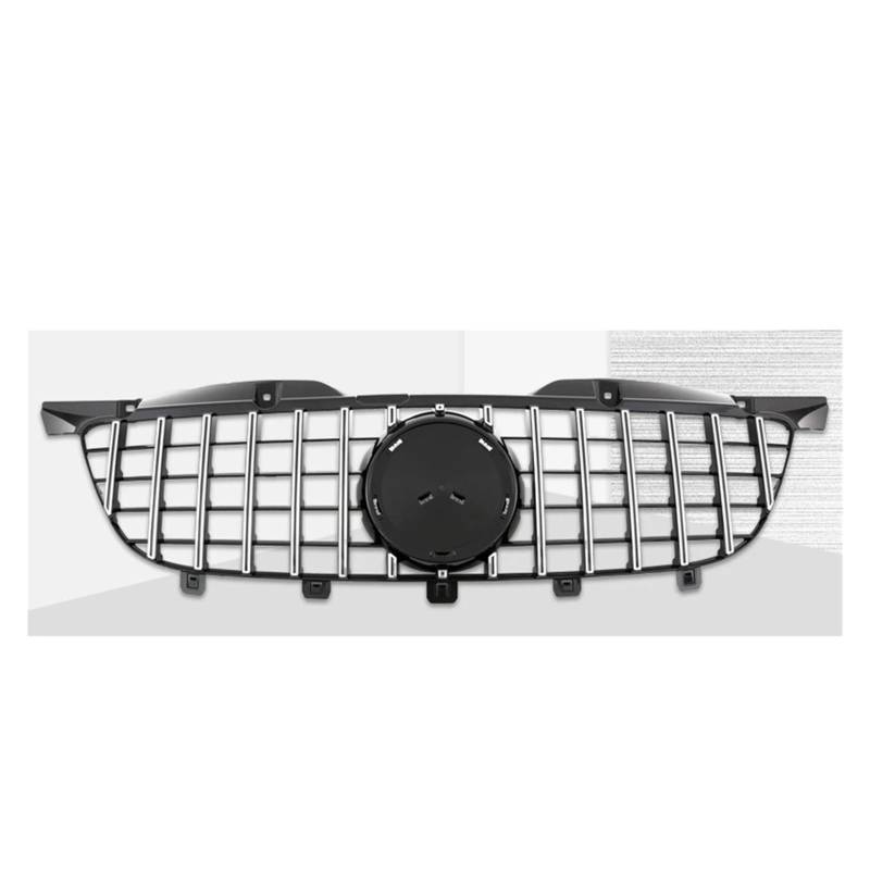 huanglanhuagr Kompatibel for Mercedes-Benz Sprinter W906 2006–2017. Kompatibel for GT Style Front Racing Facelift Grille Oberer Stoßstangengrill + Ohne Logo(Chrome Black 06-13) von huanglanhuagr