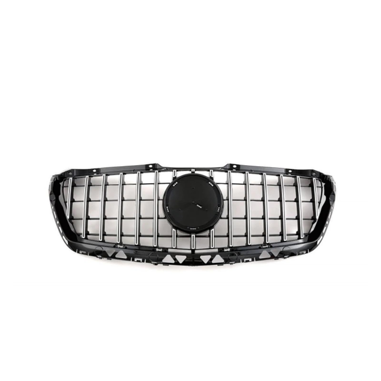 huanglanhuagr Kompatibel for Mercedes-Benz Sprinter W906 2006–2017. Kompatibel for GT Style Front Racing Facelift Grille Oberer Stoßstangengrill + Ohne Logo(Chrome Black 14-17) von huanglanhuagr