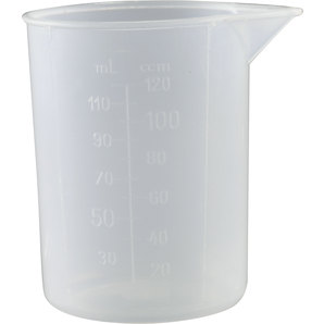 Messbecher mit Skala 0,12L transparent Hünersdorff von Hünersdorff