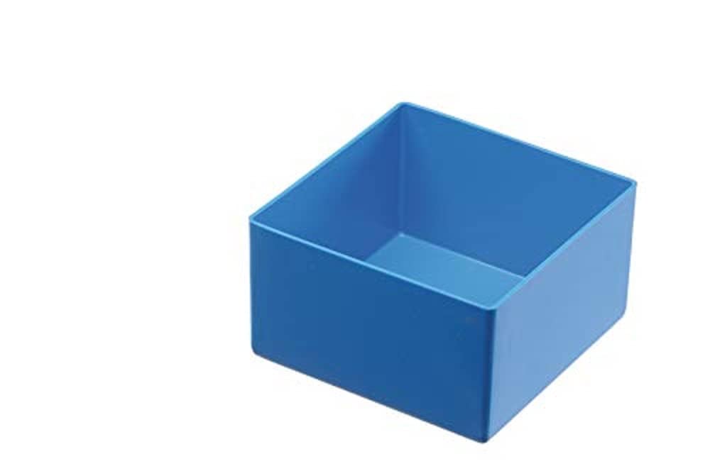 hünersdorff Einsatzbox aus hochschlagfestem Polystyrol (PS), Maße: 108 x 108 x 63 mm, Farbe: blau von hünersdorff