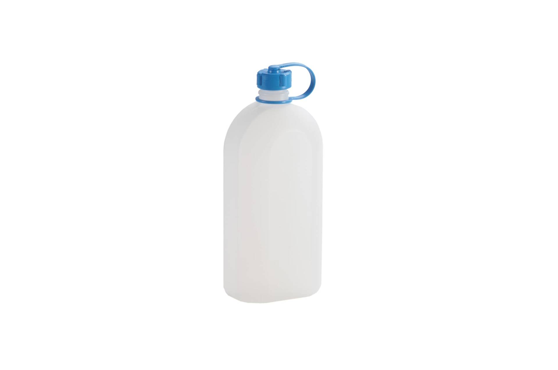 hünersdorff Kunststoffflasche , Trinkflasche, Vorratsflasche mit dichtem Schraubdeckel, Chemie- und Lebensmittelbeständig, 1 Liter, Made in Germany von hünersdorff