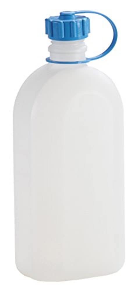 hünersdorff Kunststoffflasche / Trinkflasche / Vorratsflasche mit dichtem Schraubdeckel, Chemie- und Lebensmittelbeständig, 1,5 Liter, Made in Germany von hünersdorff
