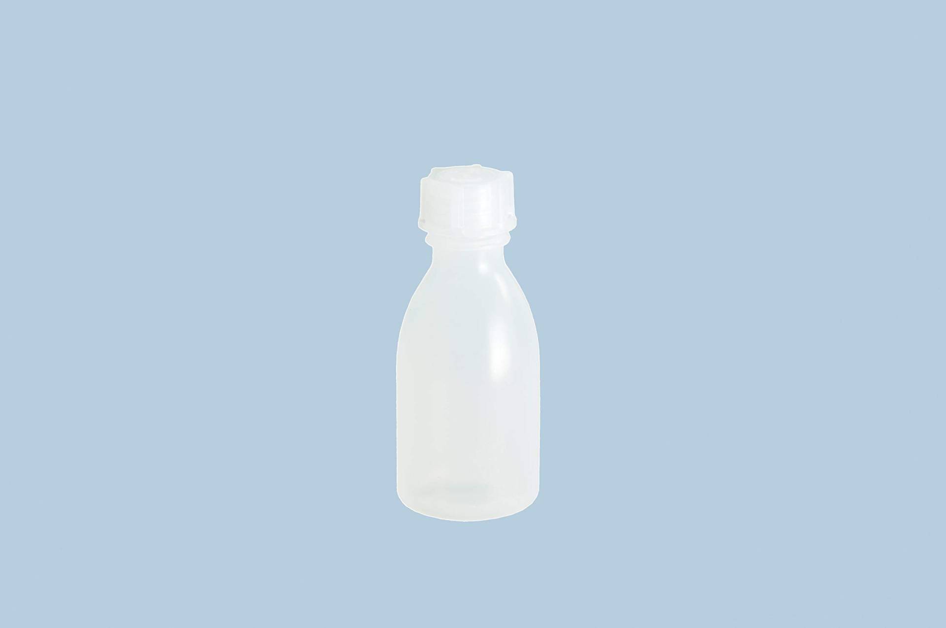 hünersdorff Plastikflaschen zum Befüllen mit Schraubverschluss aus LD-PE (bruchsicher und lebensmittelgeeignet), 100 ml, transparent von hünersdorff
