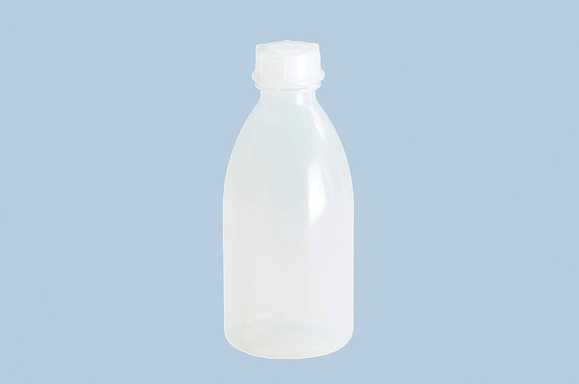 hünersdorff Plastikflaschen zum Befüllen mit Schraubverschluss aus LD-PE (bruchsicher und lebensmittelgeeignet), 500 ml, transparent von hünersdorff