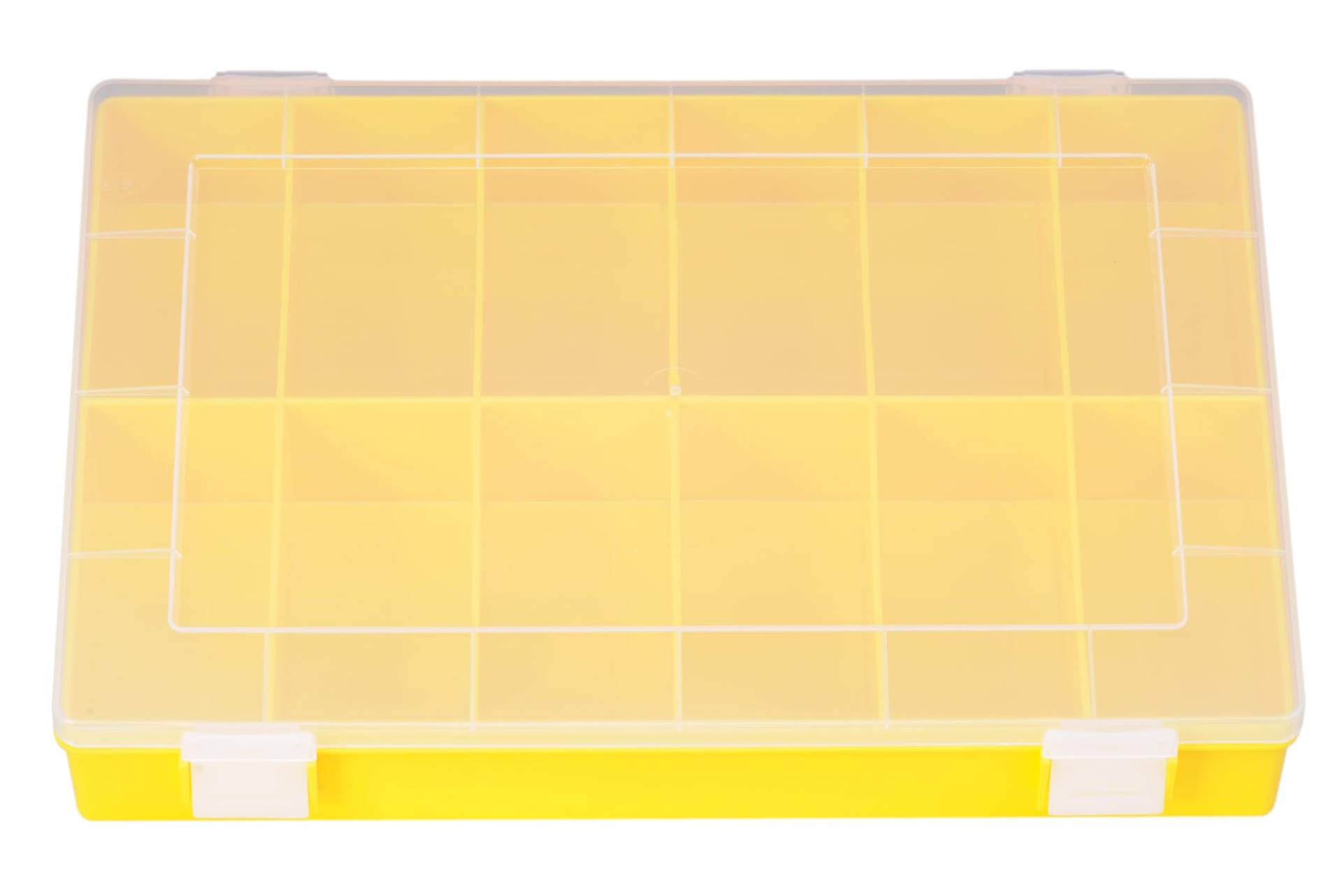 hünersdorff Sortimentskasten PP-Classic mit 12 Fächern | stabile Sortierbox für Schrauben und andere Kleinteile | feste Facheinteilung | 22,5 x 33,5 x 5,5 cm, gelb hünersdorff Sortimentskasten PP-Classic mit 12 Fächern | stabile Sortierbox für Schrauben und andere Kleinteile | feste Facheinteilung | 22,5 x 33,5 x 5,5 cm, gelb von hünersdorff