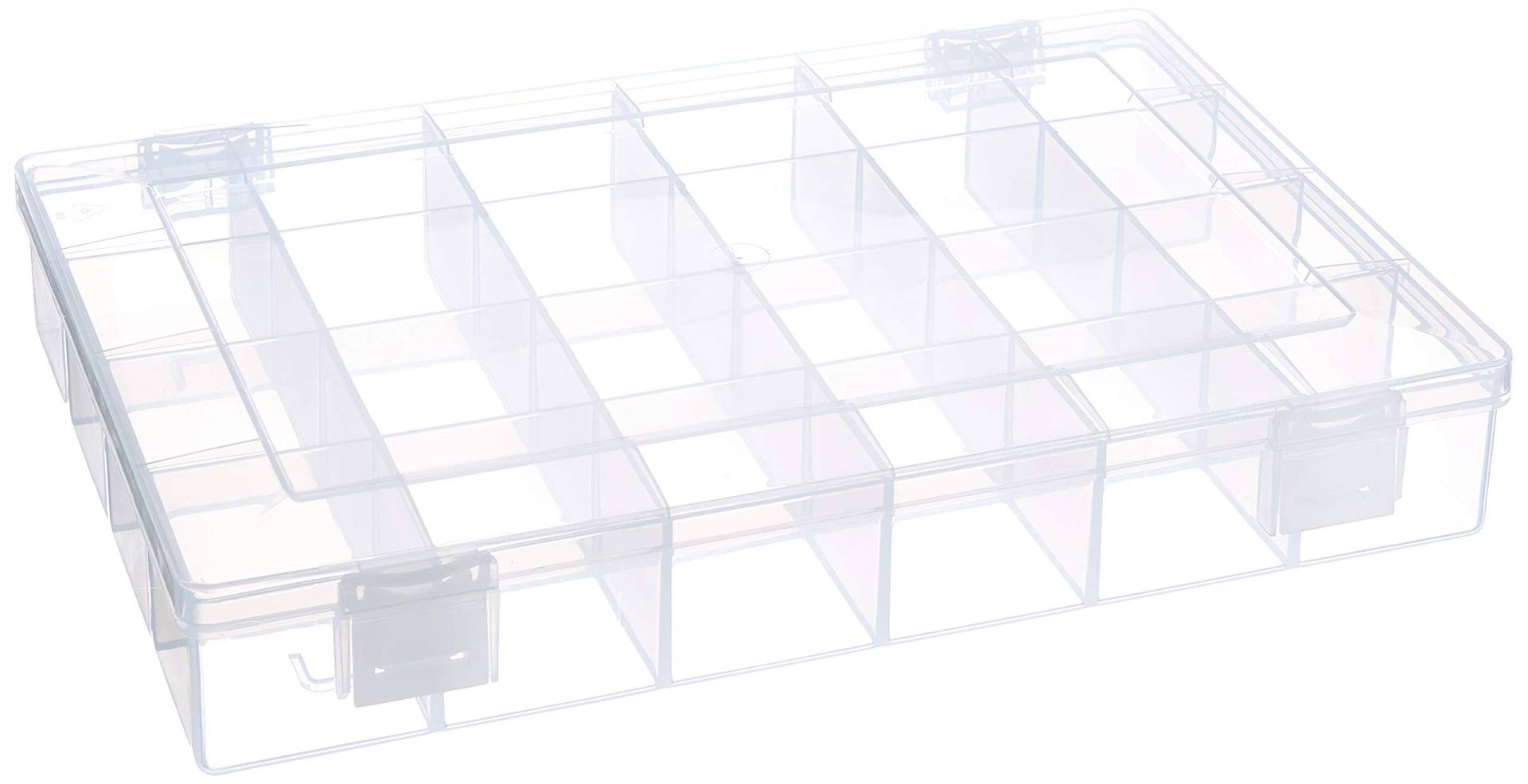hünersdorff Sortimentskasten PP-Classic mit 24 Fächern | stabile Sortierbox für Schrauben und andere Kleinteile | feste Facheinteilung | 22,5 x 33,5 x 5,5 cm, transparent hünersdorff Sortimentskasten PP-Classic mit 24 Fächern | stabile Sortierbox für Schrauben und andere Kleinteile | feste Facheinteilung | 22,5 x 33,5 x 5,5 cm, transparent von hünersdorff