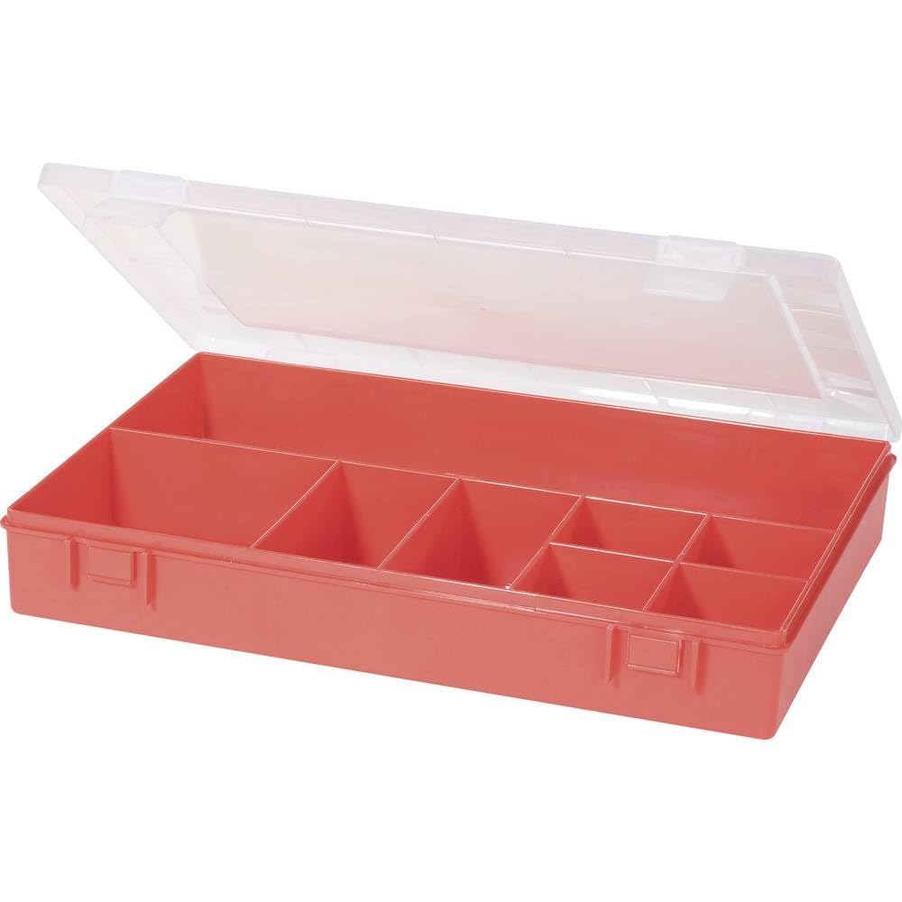 hünersdorff Sortimentskasten PP-Classic mit 8 Fächern | stabile Sortierbox für Schrauben und andere Kleinteile | feste Facheinteilung | 22,5 x 33,5 x 5,5 cm, rot hünersdorff Sortimentskasten PP-Classic mit 8 Fächern | stabile Sortierbox für Schrauben und andere Kleinteile | feste Facheinteilung | 22,5 x 33,5 x 5,5 cm, rot von hünersdorff