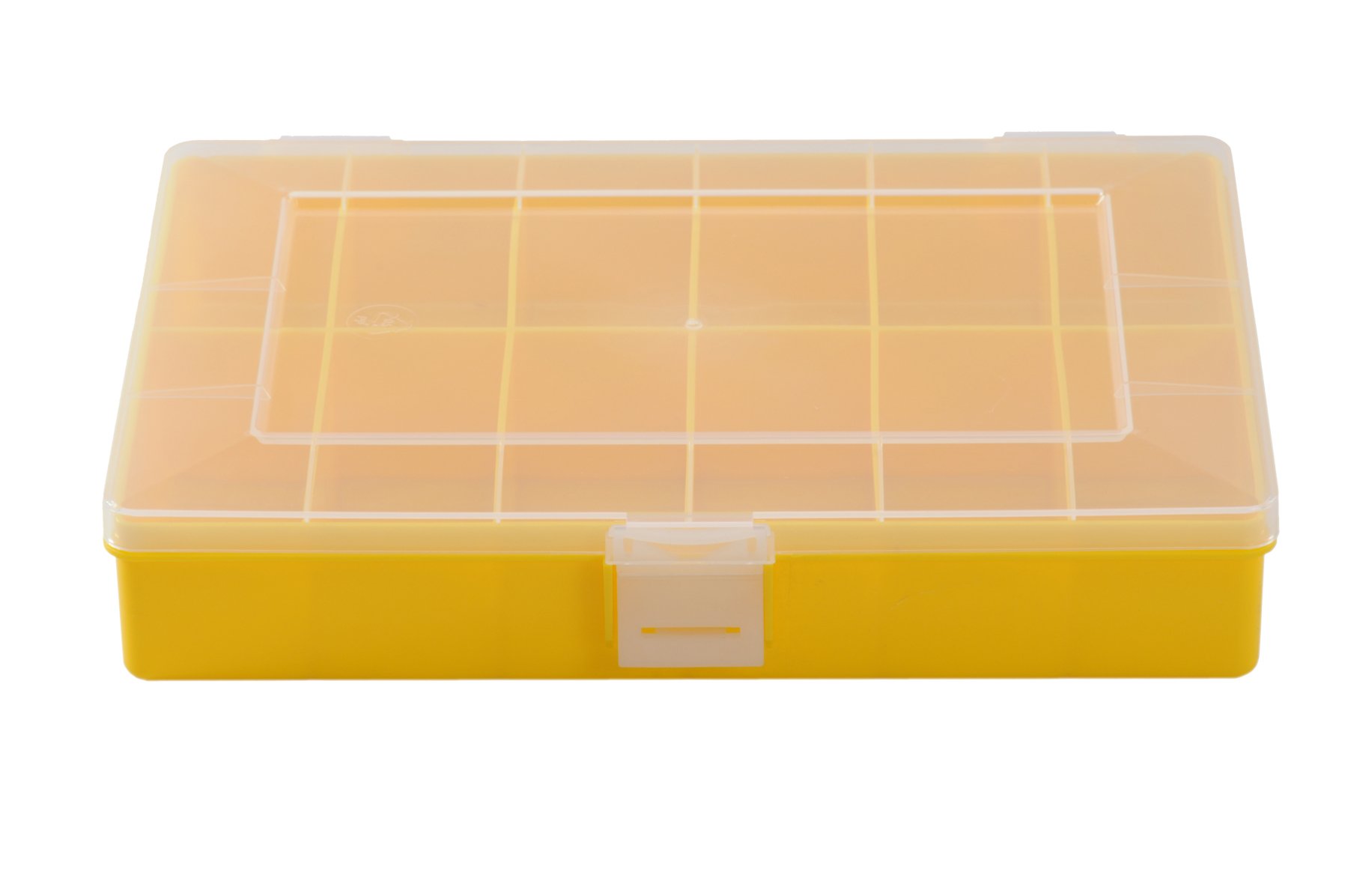 hünersdorff Sortimentskasten PP-Compact mit 12 Fächern | stabile Sortierbox für Schrauben und andere Kleinteile | feste Facheinteilung | 17 x 25 x 4,6 cm, gelb, Matt hünersdorff Sortimentskasten PP-Compact mit 12 Fächern | stabile Sortierbox für Schrauben und andere Kleinteile | feste Facheinteilung | 17 x 25 x 4,6 cm, gelb, Matt von hünersdorff