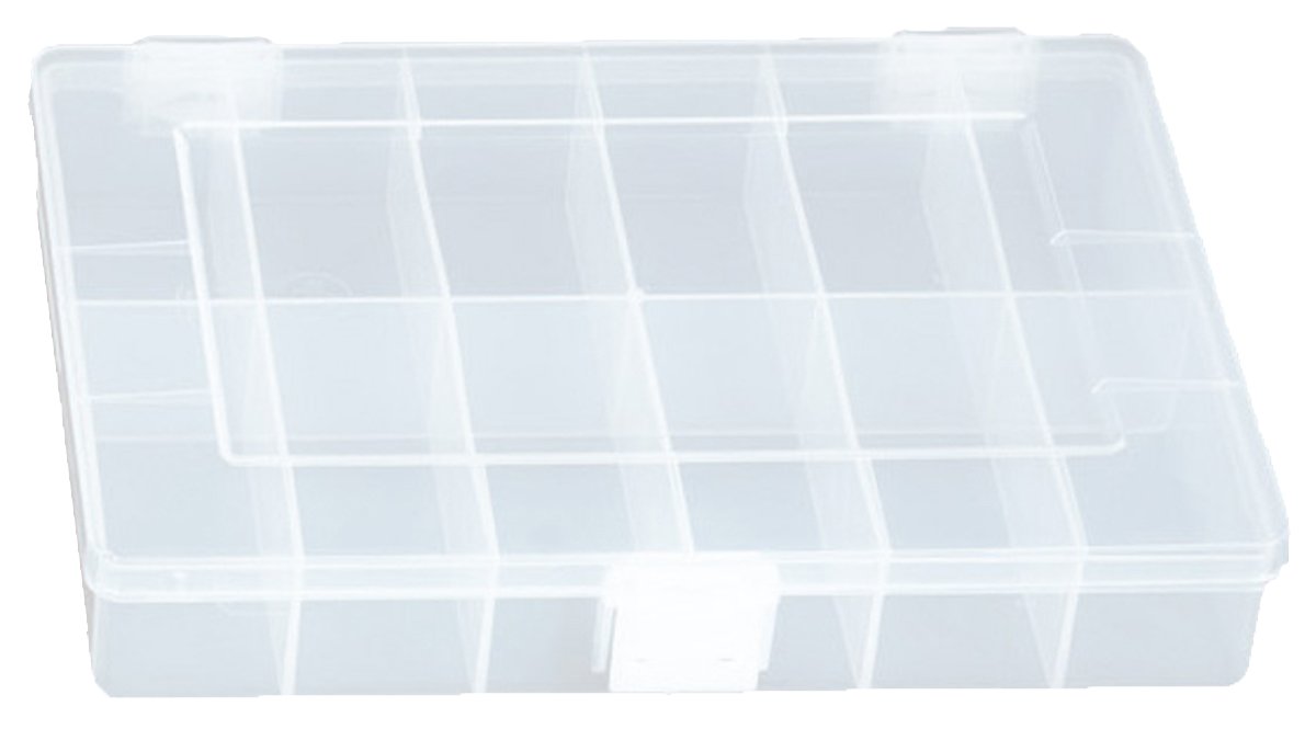 hünersdorff Sortimentskasten PP-Compact mit 12 Fächern | stabile Sortierbox für Schrauben und andere Kleinteile | feste Facheinteilung | 17 x 25 x 4,6 cm, transparent hünersdorff Sortimentskasten PP-Compact mit 12 Fächern | stabile Sortierbox für Schrauben und andere Kleinteile | feste Facheinteilung | 17 x 25 x 4,6 cm, transparent von hünersdorff