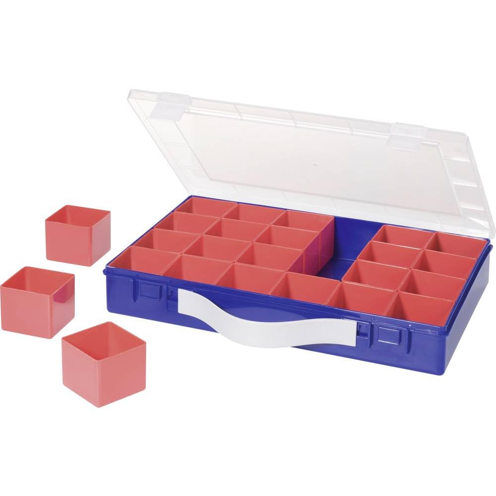 hünersdorff Sortimentskasten PP-Premium mit 24 Einsatzboxen | Tragegriff | stabile Sortierbox für Schrauben und andere Kleinteile | herausnehmbare Einsätze | 22,5 x 33,5 x 5,5 cm, blau hünersdorff Sortimentskasten PP-Premium mit 24 Einsatzboxen | Tragegriff | stabile Sortierbox für Schrauben und andere Kleinteile | herausnehmbare Einsätze | 22,5 x 33,5 x 5,5 cm, blau von hünersdorff