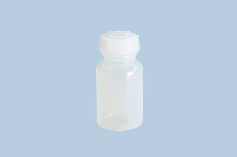 hünersdorff Weithalsflasche zum Befüllen mit Schraubverschluss aus LD-PE (bruchsicher und lebensmittelgeeignet), 500 ml, transparent von hünersdorff