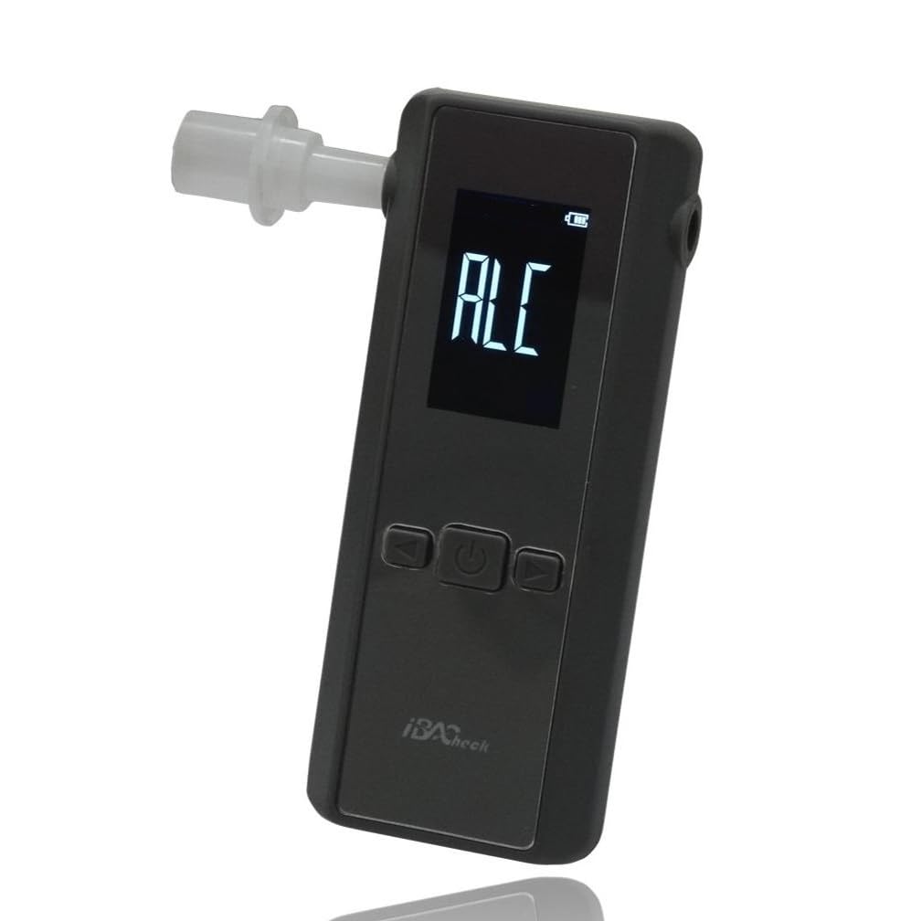 iBACheck Tragbarer Alkoholtester mit 3 Farben, wiederaufladbarer Alco-Test mit geringem Stromverbrauch, kompakter und einfach zu bedienender Alkoholtest. 4 Einheiten Standard und 200 Erinnerungen iBACheck Tragbarer Alkoholtester mit 3 Farben, wiederaufladbarer Alco-Test mit geringem Stromverbrauch, kompakter und einfach zu bedienender Alkoholtest. 4 Einheiten Standard und 200 Erinnerungen von iBACheck