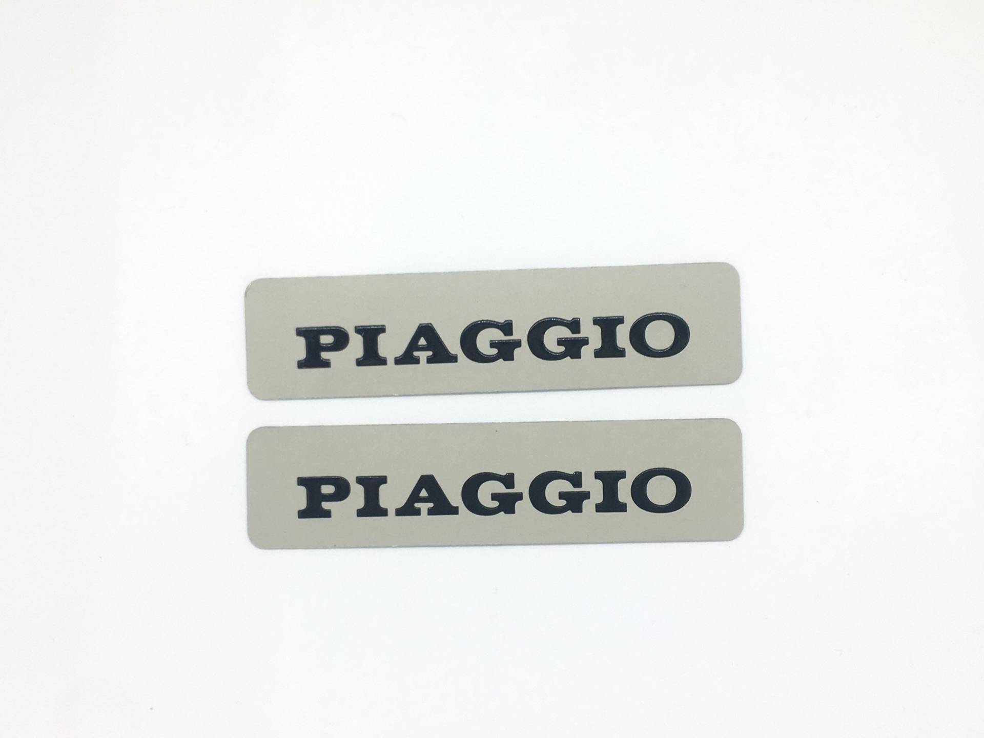 Ein Paar Aufkleber für Metalltank für Piaggio Ciao Si Bravo, 11,5 x 2,8 cm. von PIAGGIO