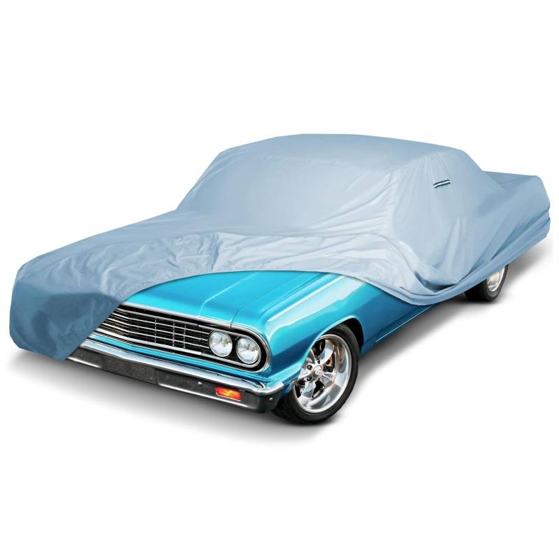 iCarCover Passend für Chevy Chevelle 2-Türer 1970 1971 1972 Wasserdicht Passgenaue Autoabdeckung von iCarCover