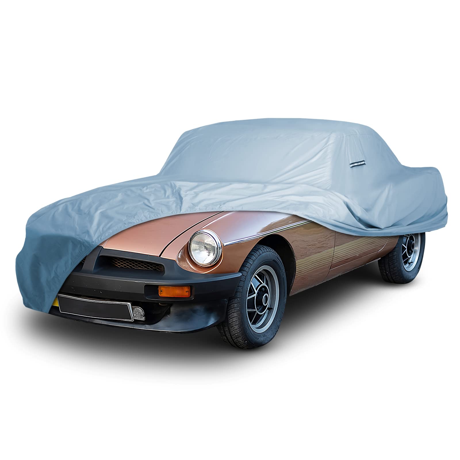 iCarCover Premium Autoabdeckung für 1975-1981 MG MGB Roadster Wasserdicht Allwetter Regen Schnee UV Sonne Hagelschutz für Automobile, Automobilzubehör, Komplette Außenabdeckung für Innen und Außen iCarCover Premium Autoabdeckung für 1975-1981 MG MGB Roadster Wasserdicht Allwetter Regen Schnee UV Sonne Hagelschutz für Automobile, Automobilzubehör, Komplette Außenabdeckung für Innen und Außen von iCarCover