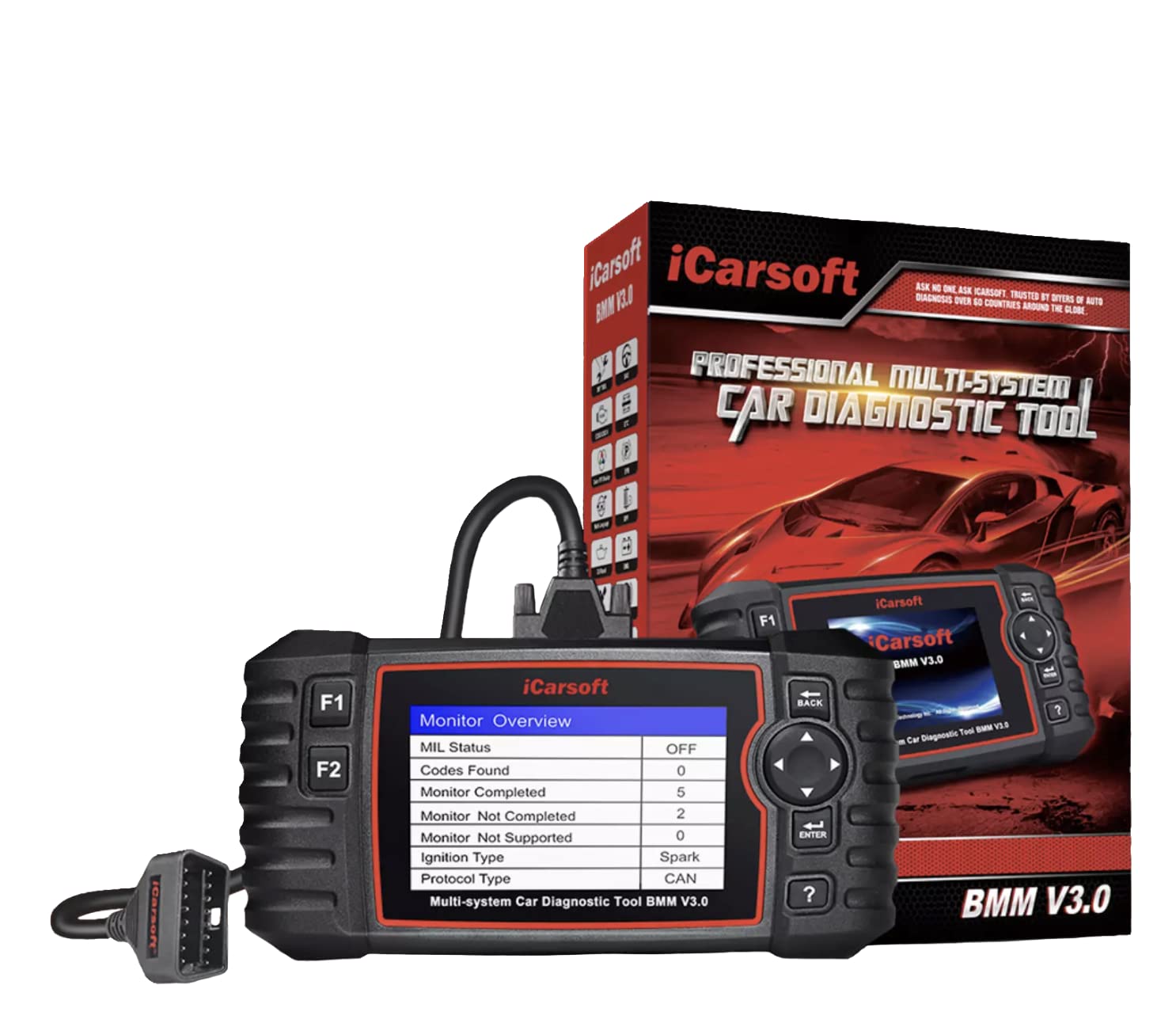 iCarsoft BMM V3.0 – Diagnosegerät für BMW und Mini – professionelles Diagnosegerät von iCarsoft