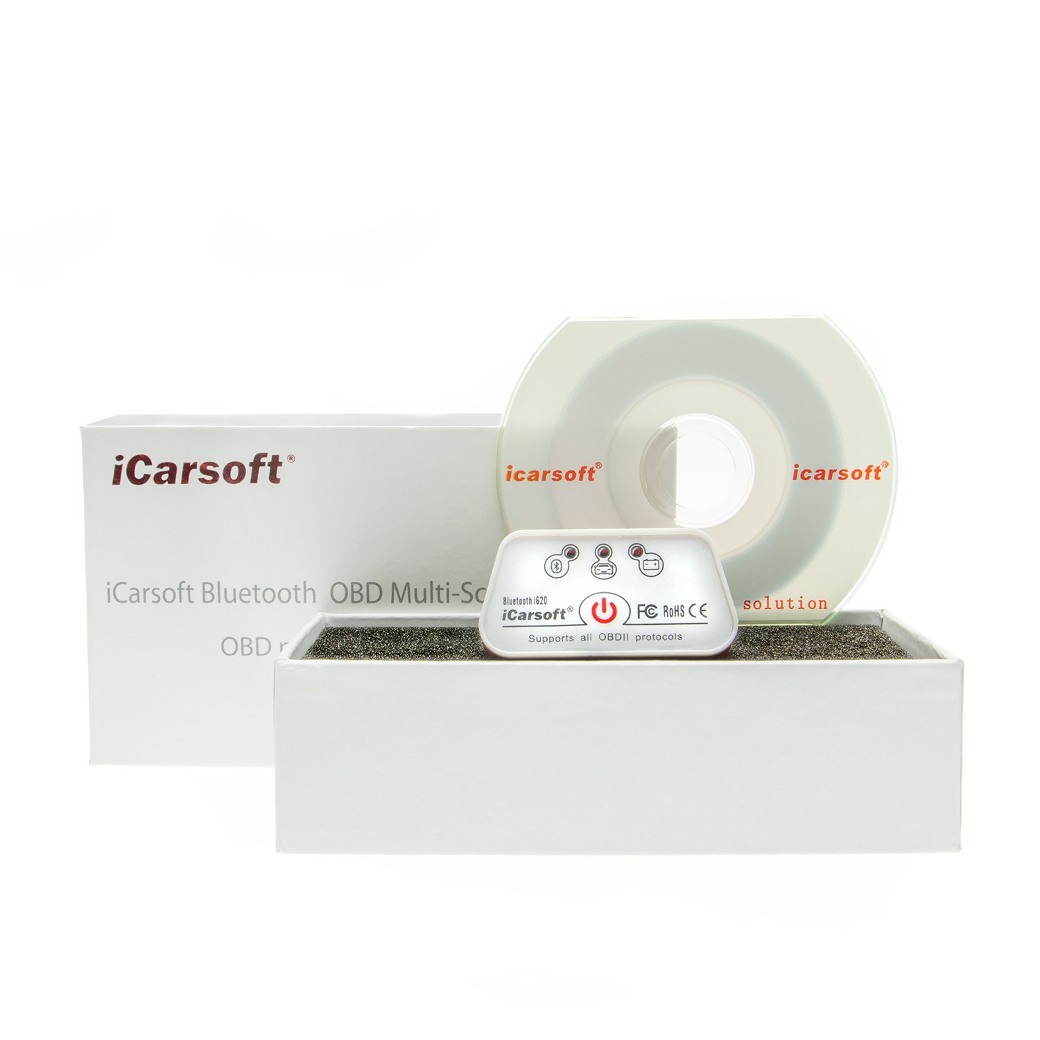 iCarsoft Bluetooth OBD Multi-Scan Tool i620 Selbst-Diagnose Auto KFZ PKW von iCarsoft