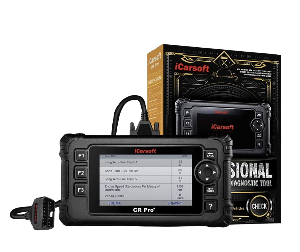 iCarsoft CR Pro+ | Outil Diagnostic Automobile Multimarques OBD2 | Vorlesung et effacements Codes défauts | Reset FAP | Codage Injecteurs | Purge ABS et autres fonctions iCarsoft CR Pro+ | Outil Diagnostic Automobile Multimarques OBD2 | Vorlesung et effacements Codes défauts | Reset FAP | Codage Injecteurs | Purge ABS et autres fonctions von iCarsoft