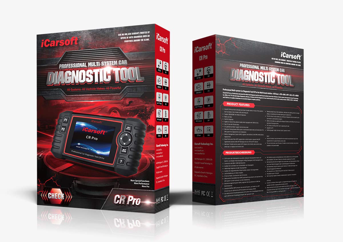 iCarsoft CR Pro PROFI ALL-IN-ONE Diagnosegerät iCarsoft CR Pro PROFI ALL-IN-ONE Diagnosegerät von iCarsoft